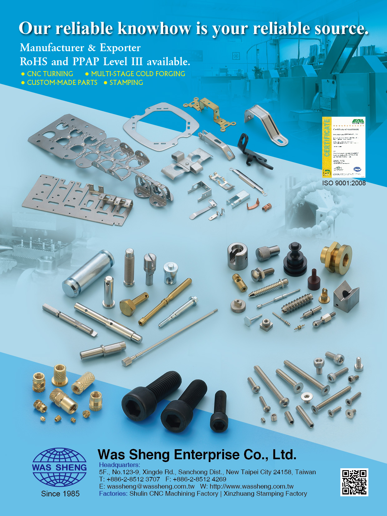 RoHS and PPAP Level III Available